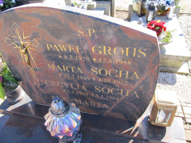 Cecylia Socha 1909 Przyjaźń - Grobonet - Wyszukiwarka osób pochowanych