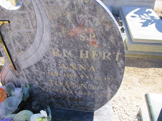 Anna Richert 1902 Przyjaźń - Grobonet - Wyszukiwarka osób pochowanych